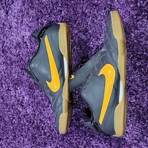 Nike Tiempo Black Rio indoor soccer sneakers